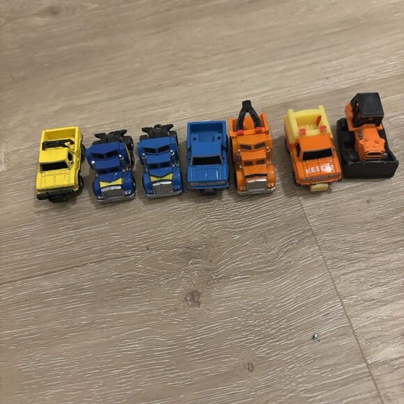 VINTAGE Micro Machines Work Lot of 7: Construction Truck Digger Galoob 80s 90s - Picture 6 of 6